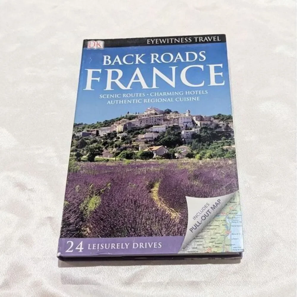 DK Eyewitness Travel Back Roads Europe France Scenic Routes Pull Out Map‎ Book